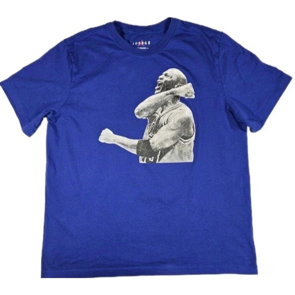 Lot of 5 Air Jordan T Shirts Mens 2 Large 3 XL Graphic Jumpman Short Sleeve